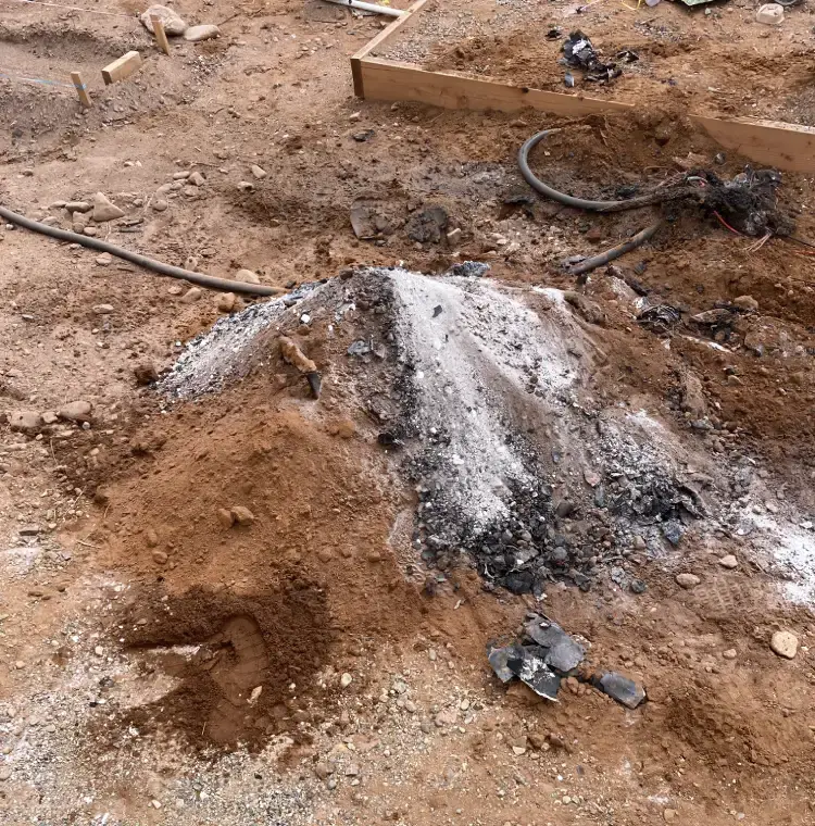 Buried solar generator