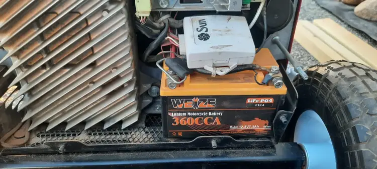 Unscrew the terminals