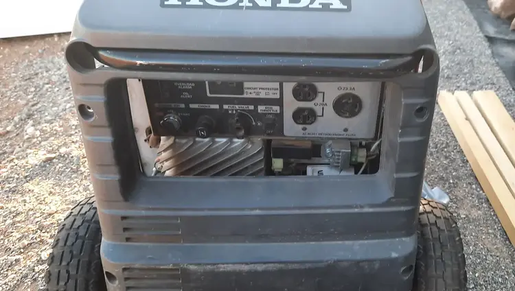 Re-attach the generator base plate