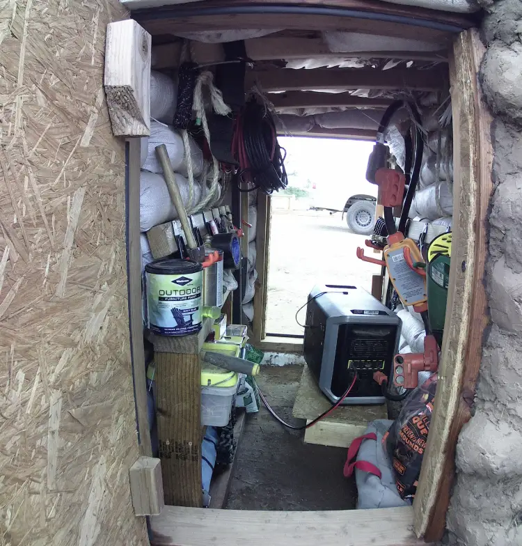 Inside view from front door