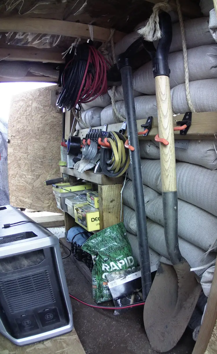 Inside view from back door