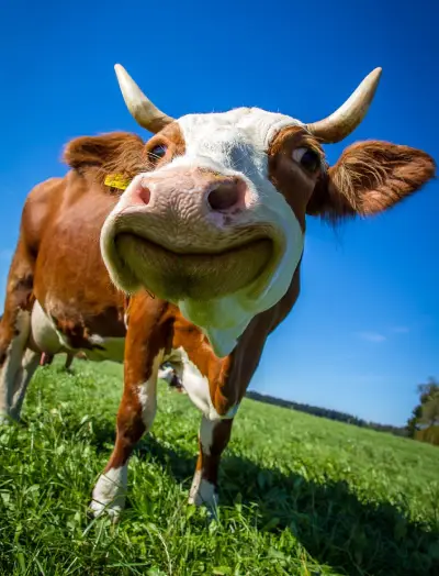 Grazing Cow