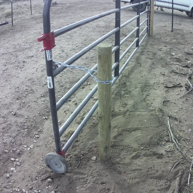 Post to hold gate open