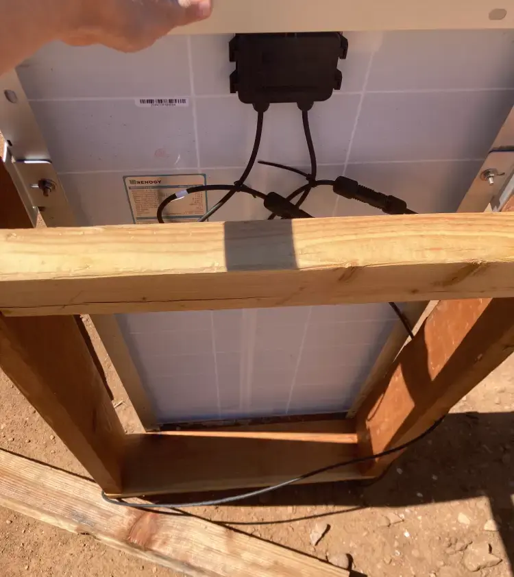 Build solar mount frame, part 1