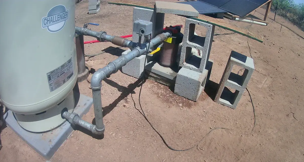 Pressure tank connections